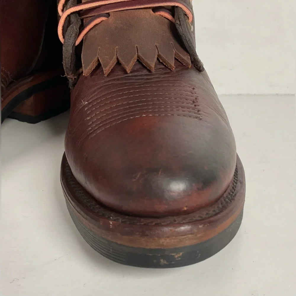 Vintage Chippewa Kiltie Packer Boots | Soft Toe | USA Made | Men’s 9.5 D